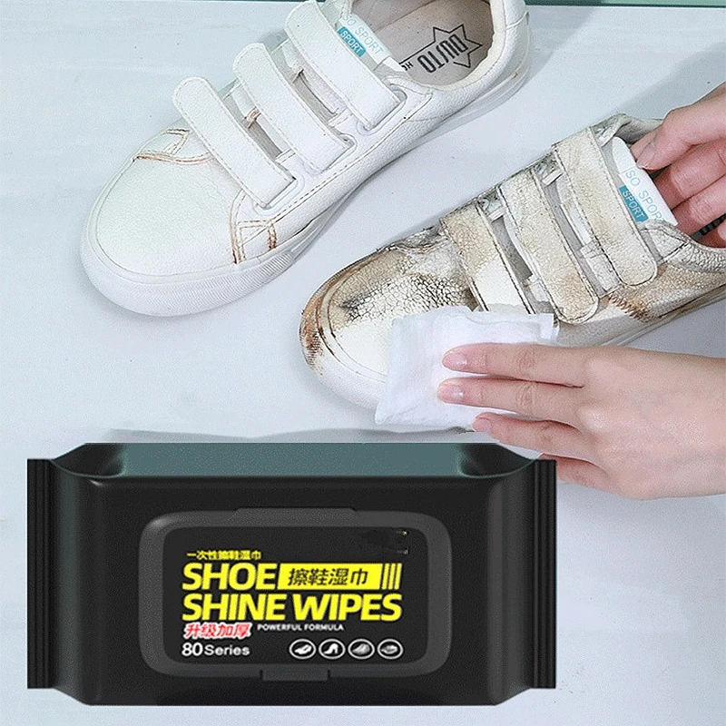 Sneaker Care Wipes - Toalhetes portáteis para limpeza de sapatos