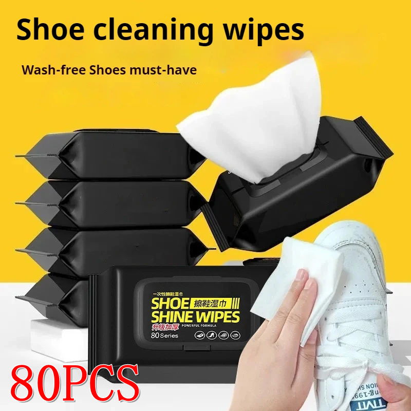 Sneaker Care Wipes - 12/30/80 pçs tênis limpador de sapatos