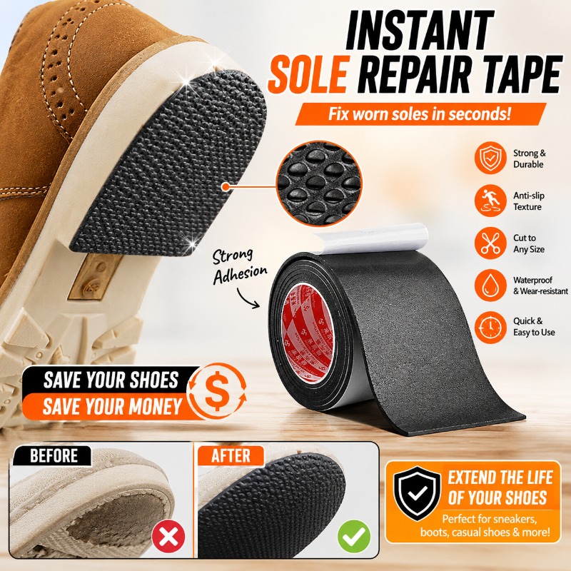 Sneaker Care Kit - 1 Adesivo Antiderrapante Silencioso para Sola