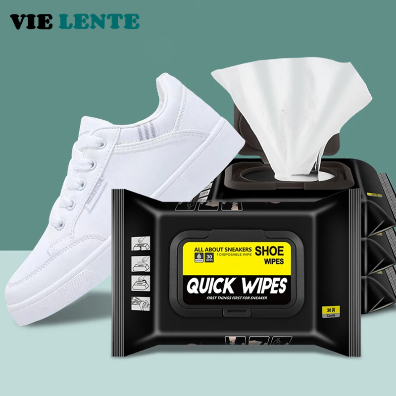 Sneaker Care Wipes - 12 pçs/30 pçs sapatos descartáveis toalhetes