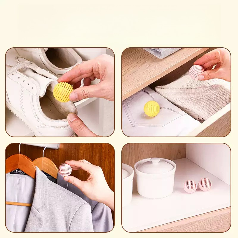 6 unidades/pacote bola desodor - Shoe Deodorizer Ball avaliação e preço