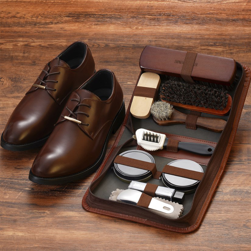 HorseHair-Shoe Brush Set, Cuid - Sneaker Care Kit avaliação e preço