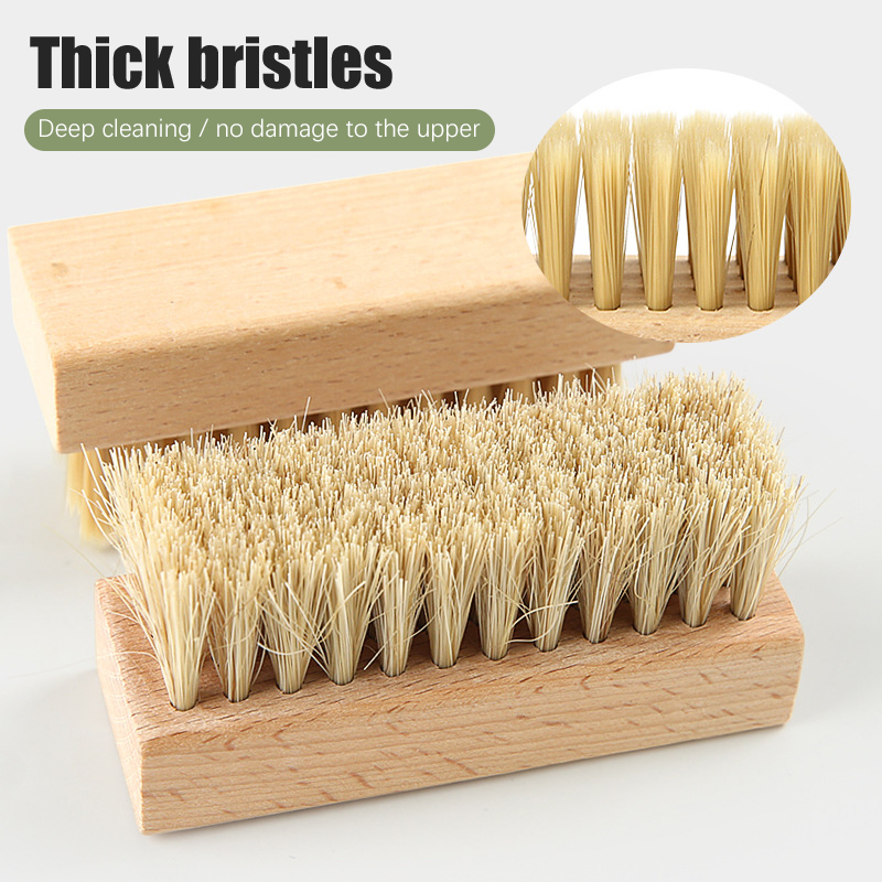 1pc cerdas de porco escova de  - Sneaker Care Kit avaliação e preço