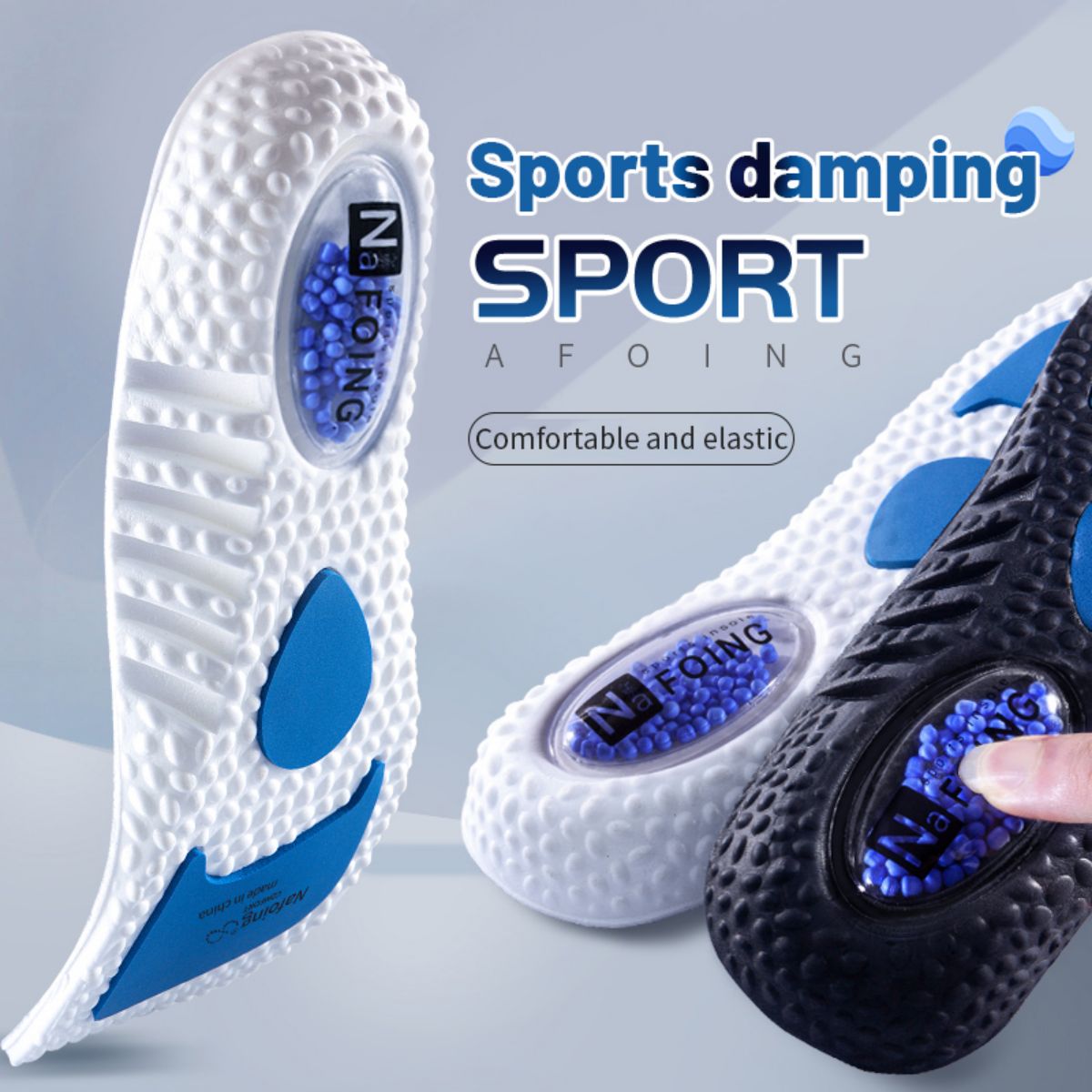 1 par de palmilhas esportivas  - Sneaker Care Foam avaliação e preço