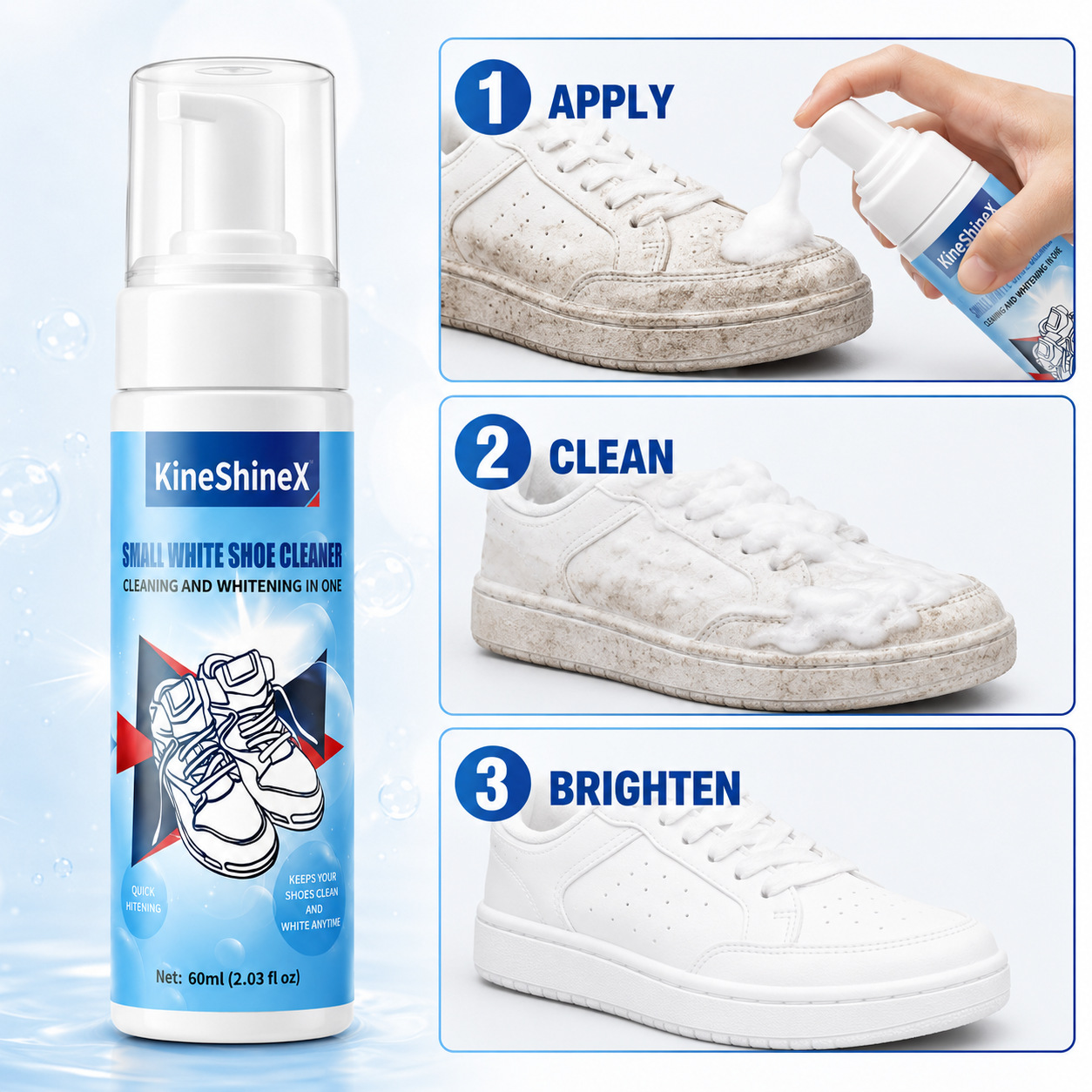 Kits de Limpeza de Calçados Gi - Sneaker Care Foam avaliação e preço